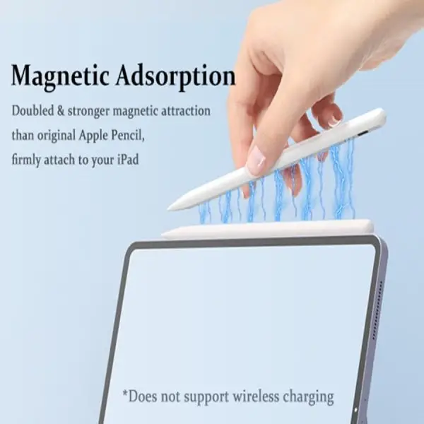 Stylus Pen for iPad,Palm Rejection Tilt Sensitivity,13Minutes Fully Charged,MEKO Active Touch Screen Stylus Pens Compatible W/iPad 6/7/8/9/10,iPad Pro12.9&11",iPad Air3/4/5,iPad mini5/6(1Pack+3Nibs) - Image 7