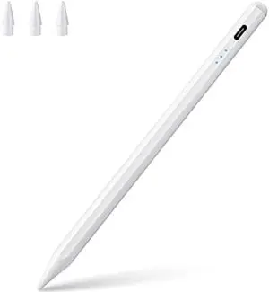Stylus Pen for ipad, Active Pencil with Quick Charge, Palm Rejection Tilt Sensor, Magnetic Apple Pen Compatible with 2018-2022 iPad Pro 11"/12.9",iPad 10/9/8/7/6,iPad Mini 5/6,iPad Air3/4/5